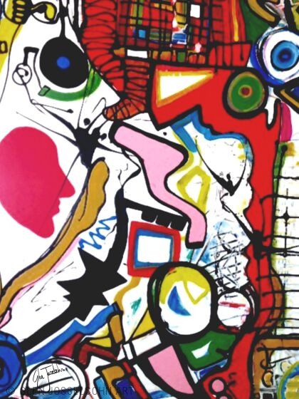 Abstract Golden voyage