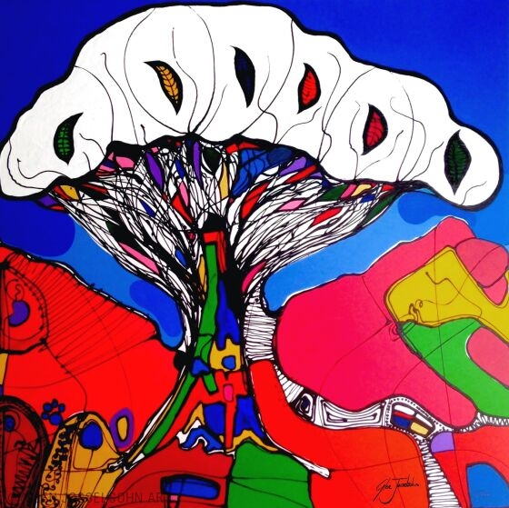 Abstract Tree of Vibrance